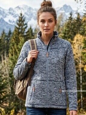 McKinley Women's Gray Full-Zip Jacket/Sweater